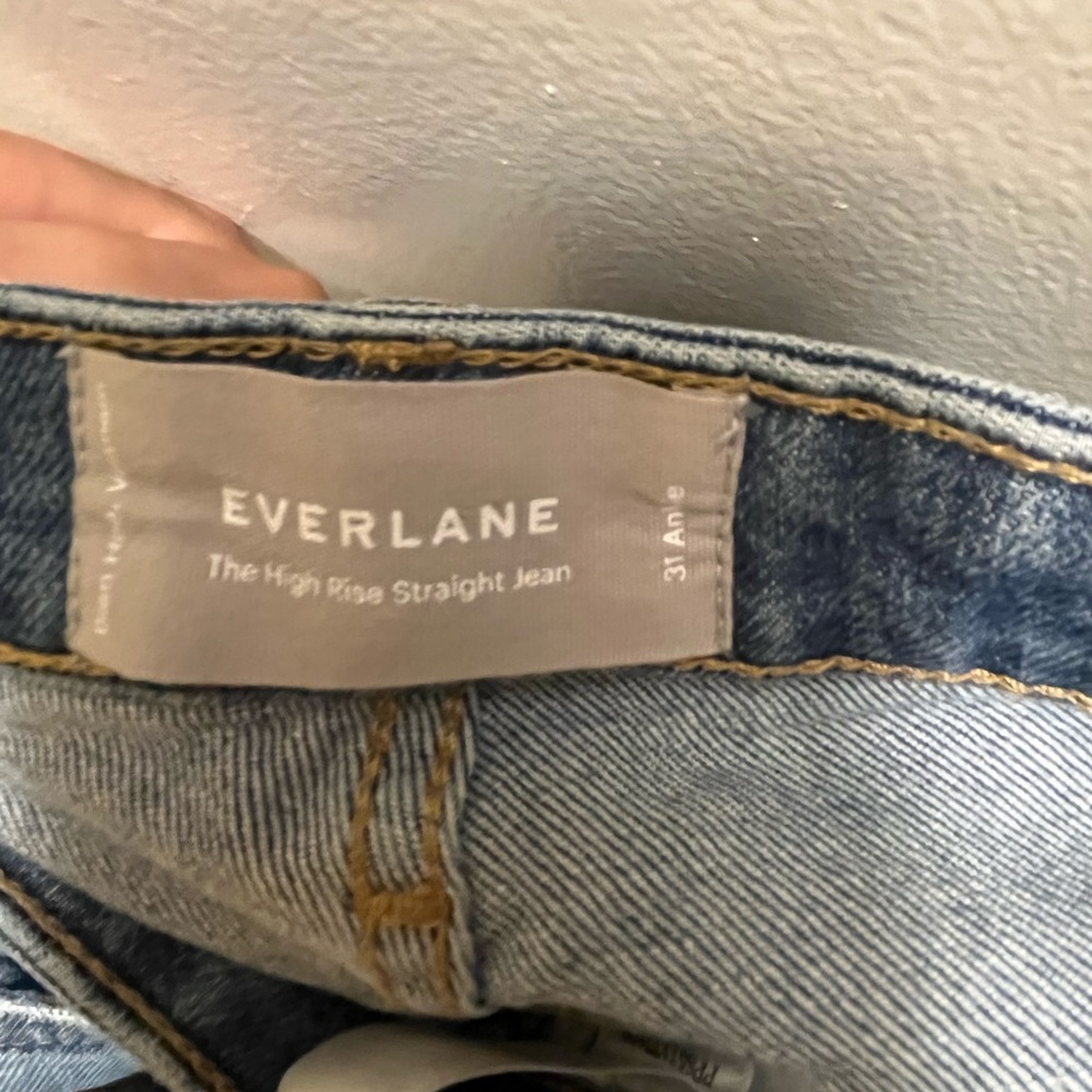 Everlane The High Rise Straight Jean